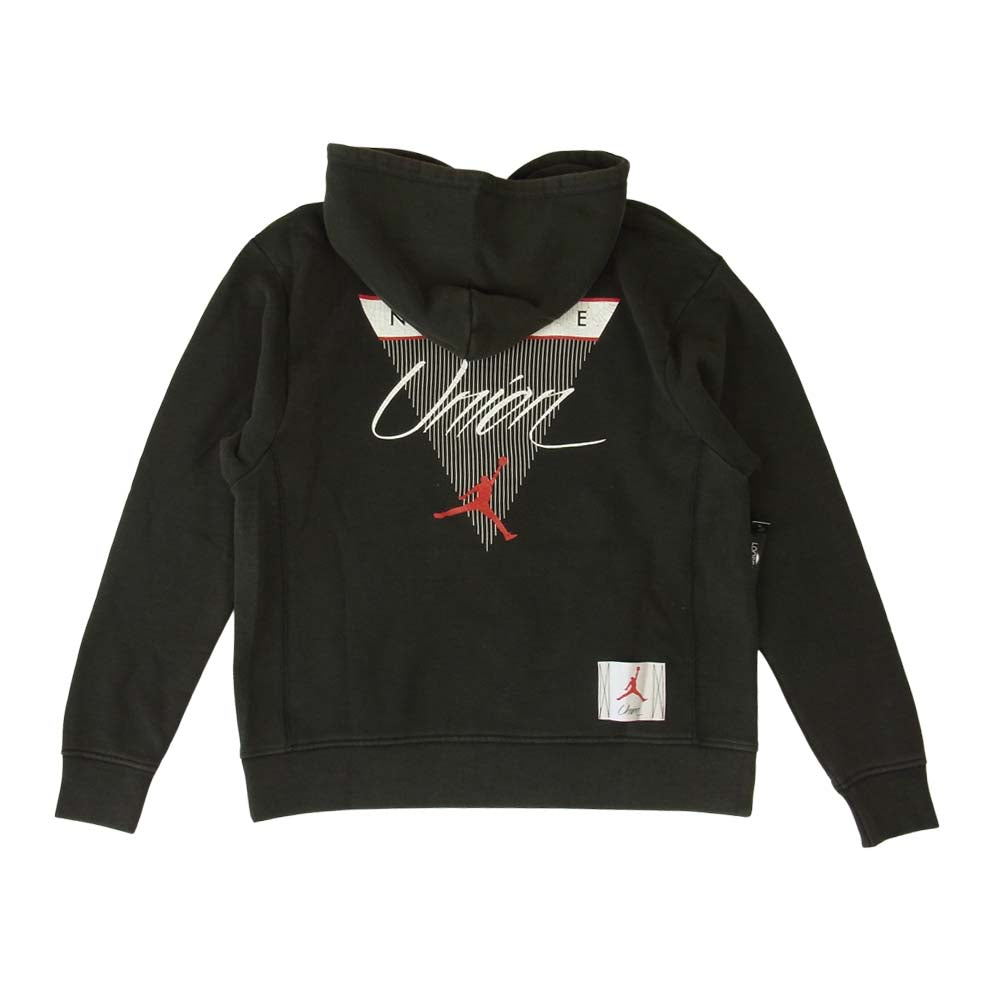 NIKE ナイキ AV4991-010 × UNION LOS ANGELES ユニオン ロサンジェルス AS NRG VAULT FLIGHT PO HOOD プリント パーカー ブラック系 L【極上美品】【中古】