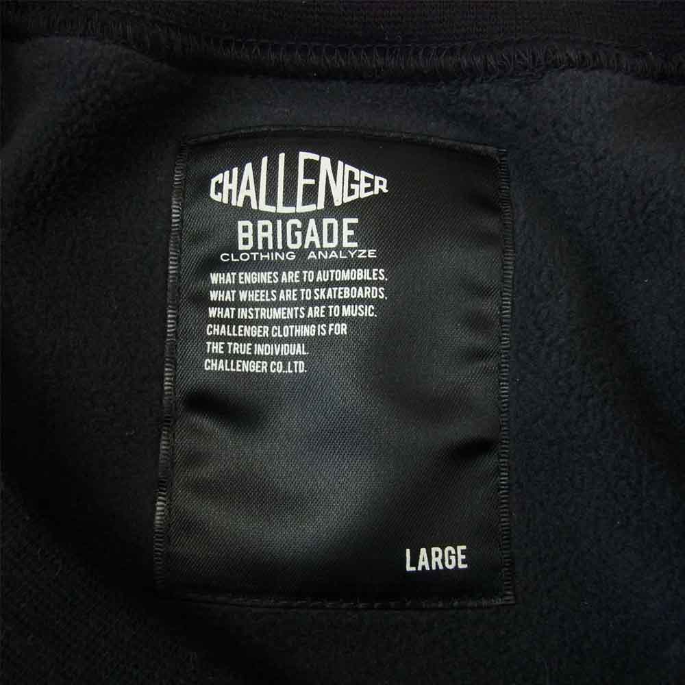 CHALLENGER チャレンジャー CLG-JK 021-015 Mid Layer Jacket  ミッド レイヤー ジャケット プルオーバー ブラック系 L【美品】【中古】
