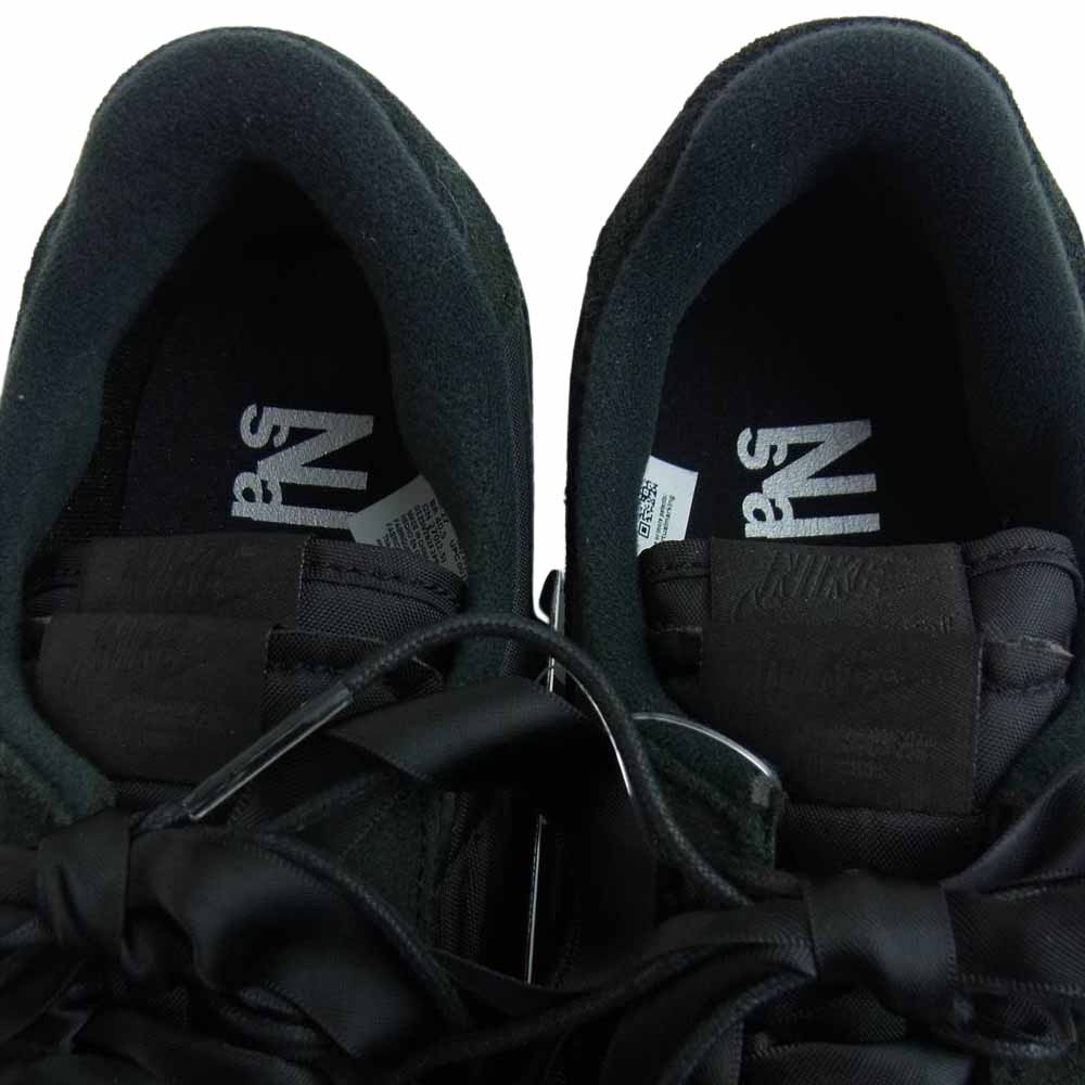 NIKE ナイキ × sacai BV0073 002 LD WAFFLE サカイ ワッフル ローカット スニーカー ブラック系 27.0cm【新古品】【未使用】【中古】