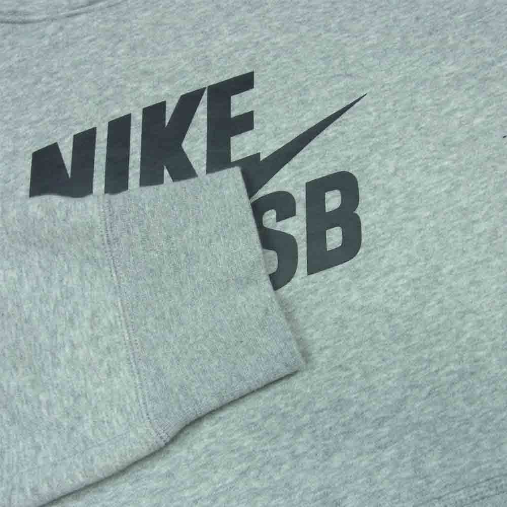 NIKE ナイキ SB AJ9734-063 Hooded Sweatshirt Hoodie ロゴ スウェット フーディ パーカー グレー系 XXL【中古】