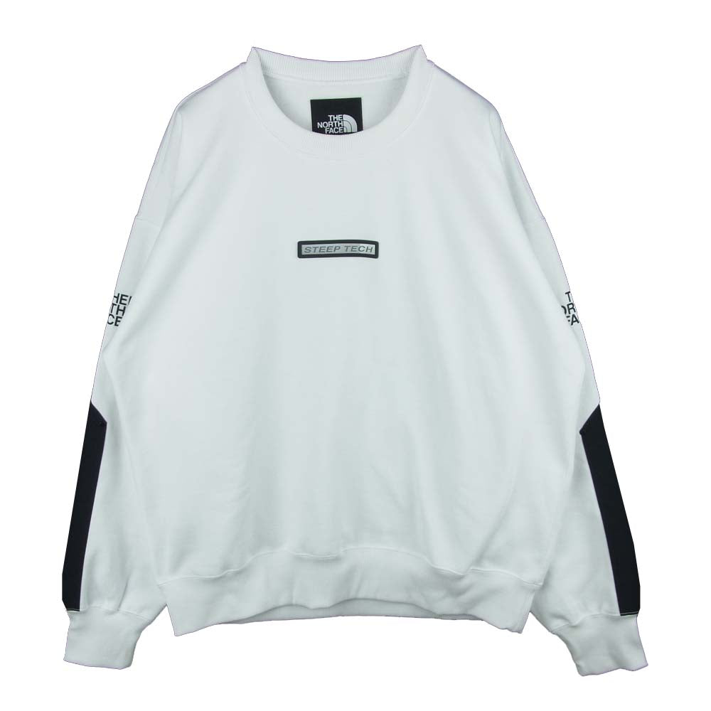 THE NORTH FACE ノースフェイス NT62002 STEEP TECH L/S SWEAT スティープテック スウェット トレーナー ホワイト系 XL【中古】