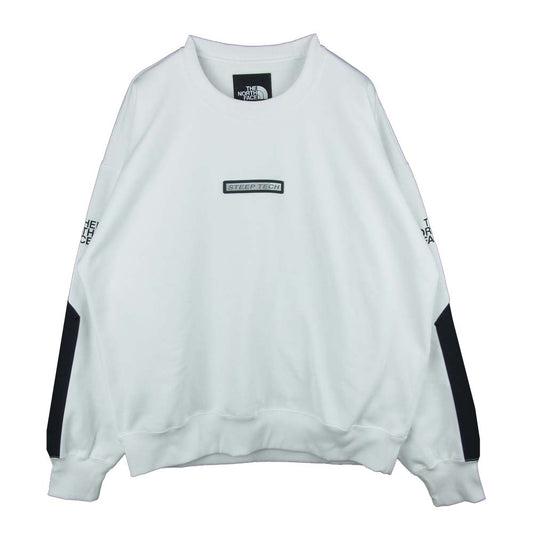 THE NORTH FACE ノースフェイス NT62002 STEEP TECH L/S SWEAT スティープテック スウェット トレーナー ホワイト系 XL【中古】