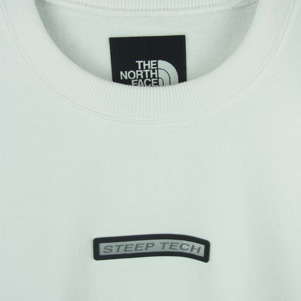 THE NORTH FACE ノースフェイス NT62002 STEEP TECH L/S SWEAT スティープテック スウェット トレーナー ホワイト系 XL【中古】