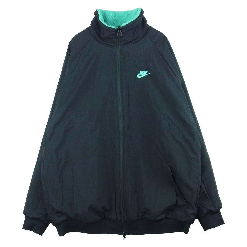NIKE ナイキ BQ6546-301 BIG SWOOSH BOA JACKET ビッグ スウッシュ ボア フリース リバーシブル ジャケット ライトブルー系 XXL【中古】