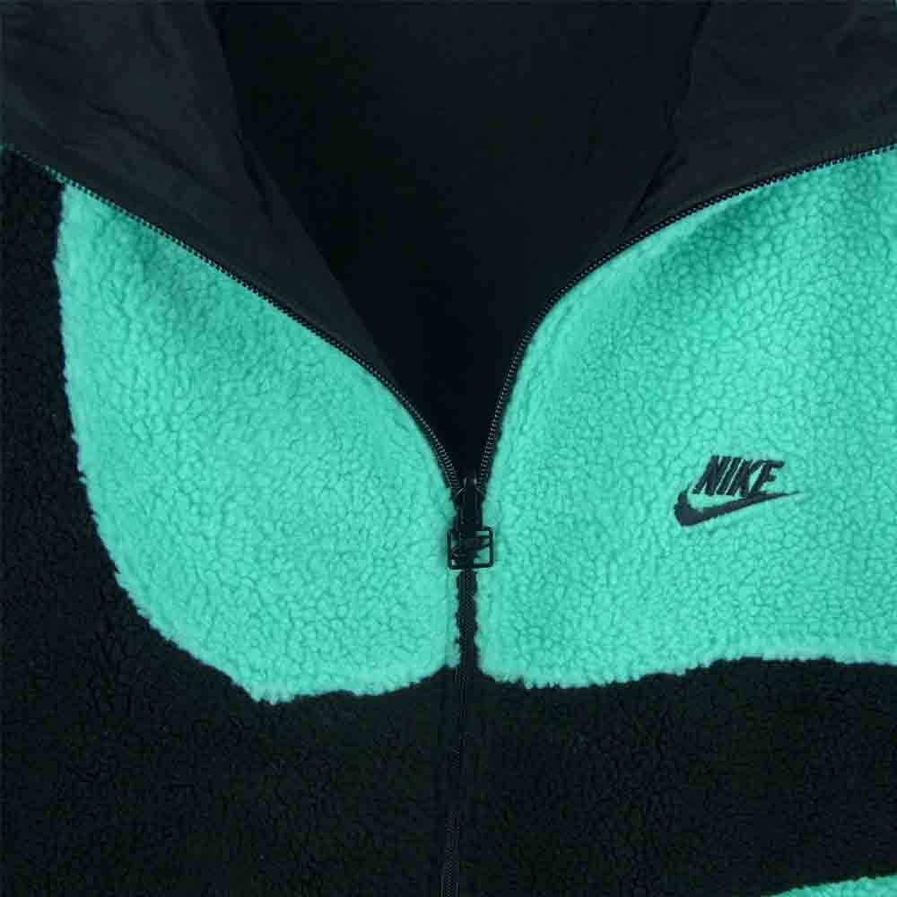 NIKE ナイキ BQ6546-301 BIG SWOOSH BOA JACKET ビッグ スウッシュ ボア フリース リバーシブル ジャケット ライトブルー系 XXL【中古】