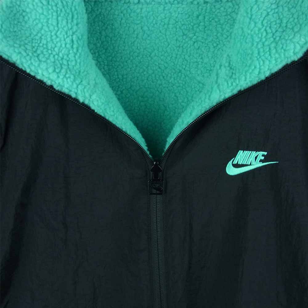 NIKE ナイキ BQ6546-301 BIG SWOOSH BOA JACKET ビッグ スウッシュ ボア フリース リバーシブル ジャケット ライトブルー系 XXL【中古】