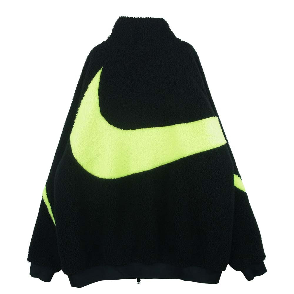 NIKE ナイキ BQ6546-017 BIG SWOOSH BOA JACKET ビッグ スウッシュ ボア フリース リバーシブル ジャケット ブラック系 XXL【中古】