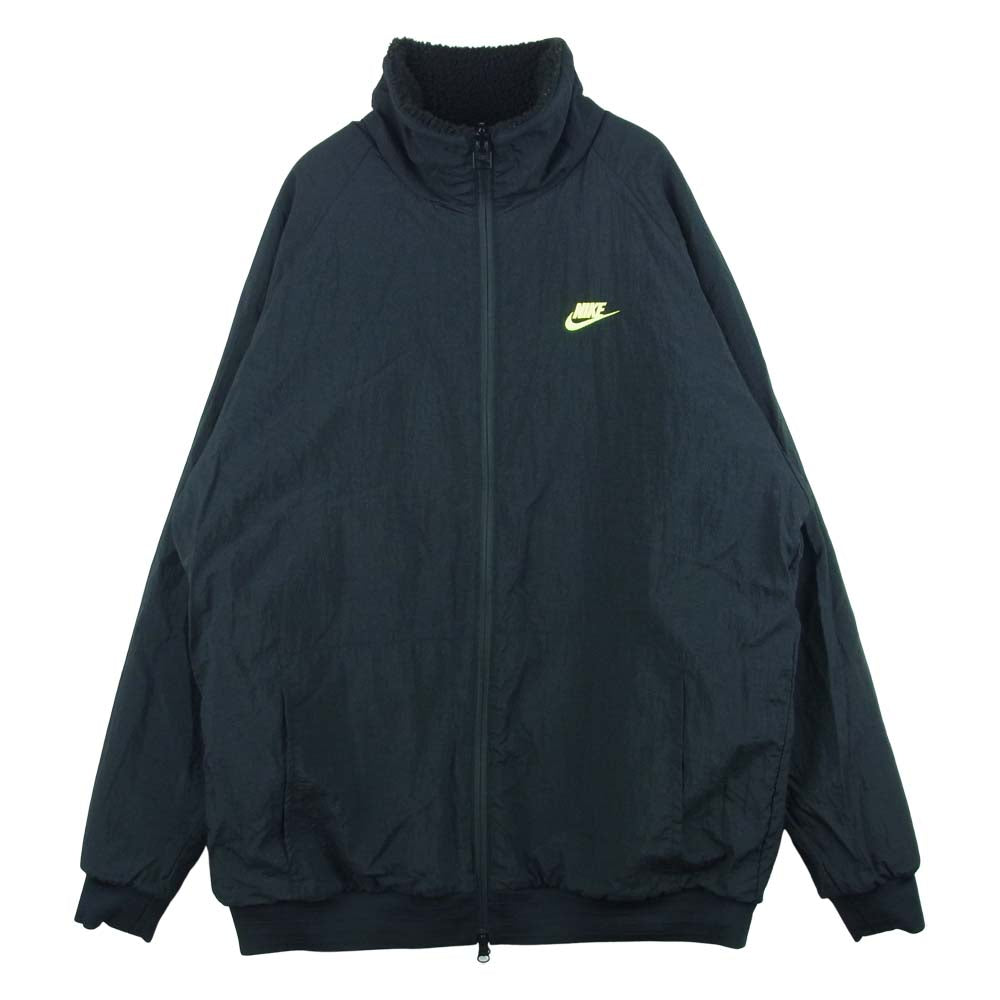 NIKE ナイキ BQ6546-017 BIG SWOOSH BOA JACKET ビッグ スウッシュ ボア フリース リバーシブル ジャケット ブラック系 XXL【中古】