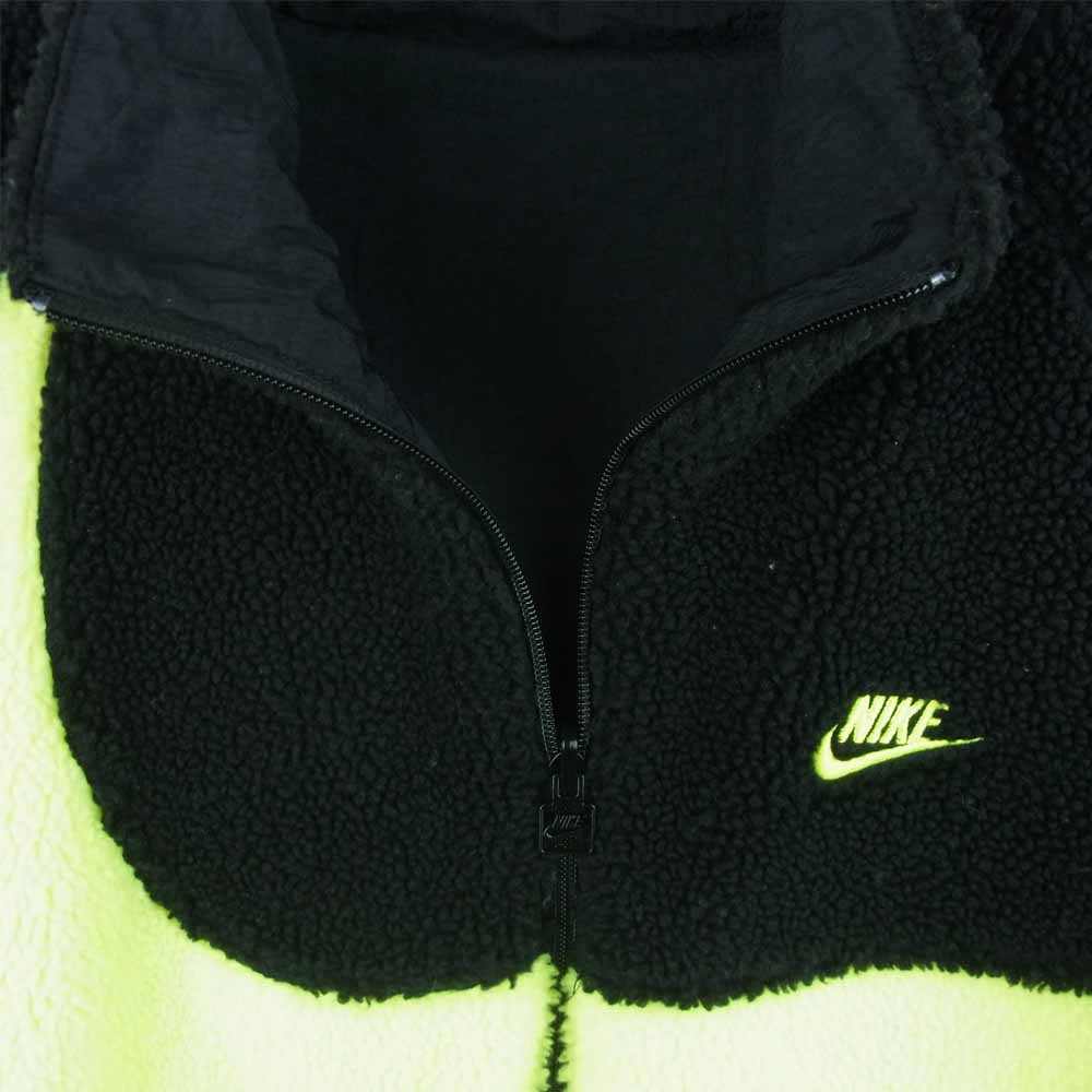 NIKE ナイキ BQ6546-017 BIG SWOOSH BOA JACKET ビッグ スウッシュ ボア フリース リバーシブル ジャケット ブラック系 XXL【中古】