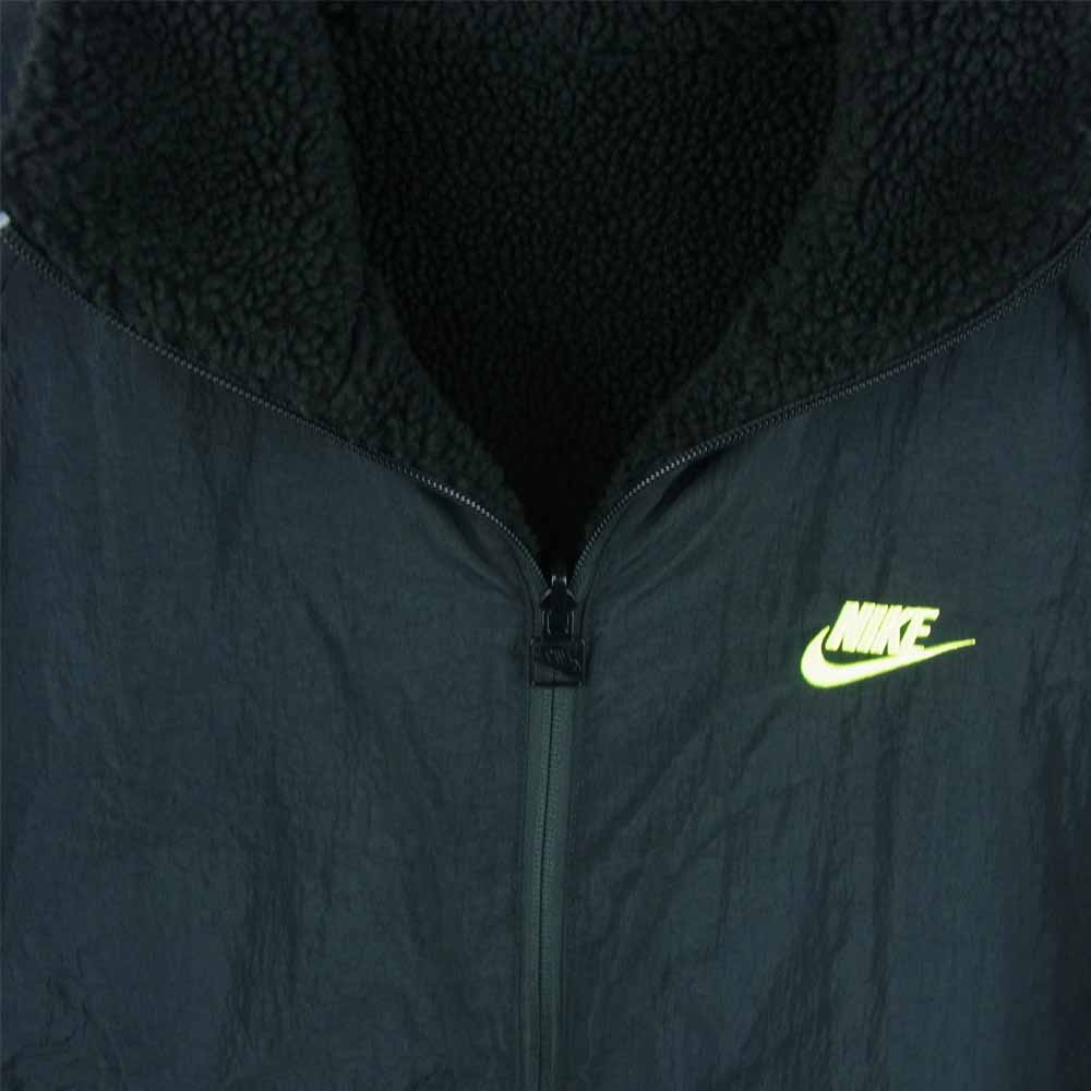 NIKE ナイキ BQ6546-017 BIG SWOOSH BOA JACKET ビッグ スウッシュ ボア フリース リバーシブル ジャケット ブラック系 XXL【中古】