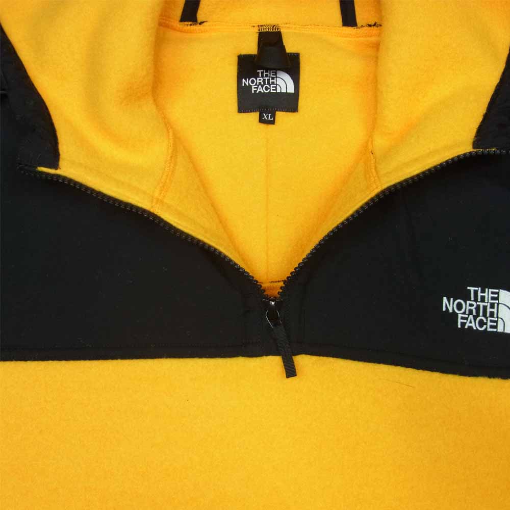 THE NORTH FACE ノースフェイス NA72031 Him Fleece Parka ヒムフリース パーカー ブラック系 イエロー系 XL【中古】