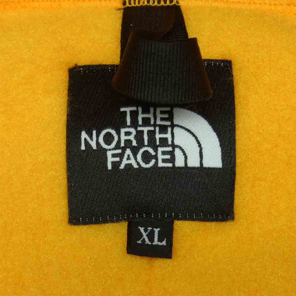 THE NORTH FACE ノースフェイス NA72031 Him Fleece Parka ヒムフリース パーカー ブラック系 イエロー系 XL【中古】