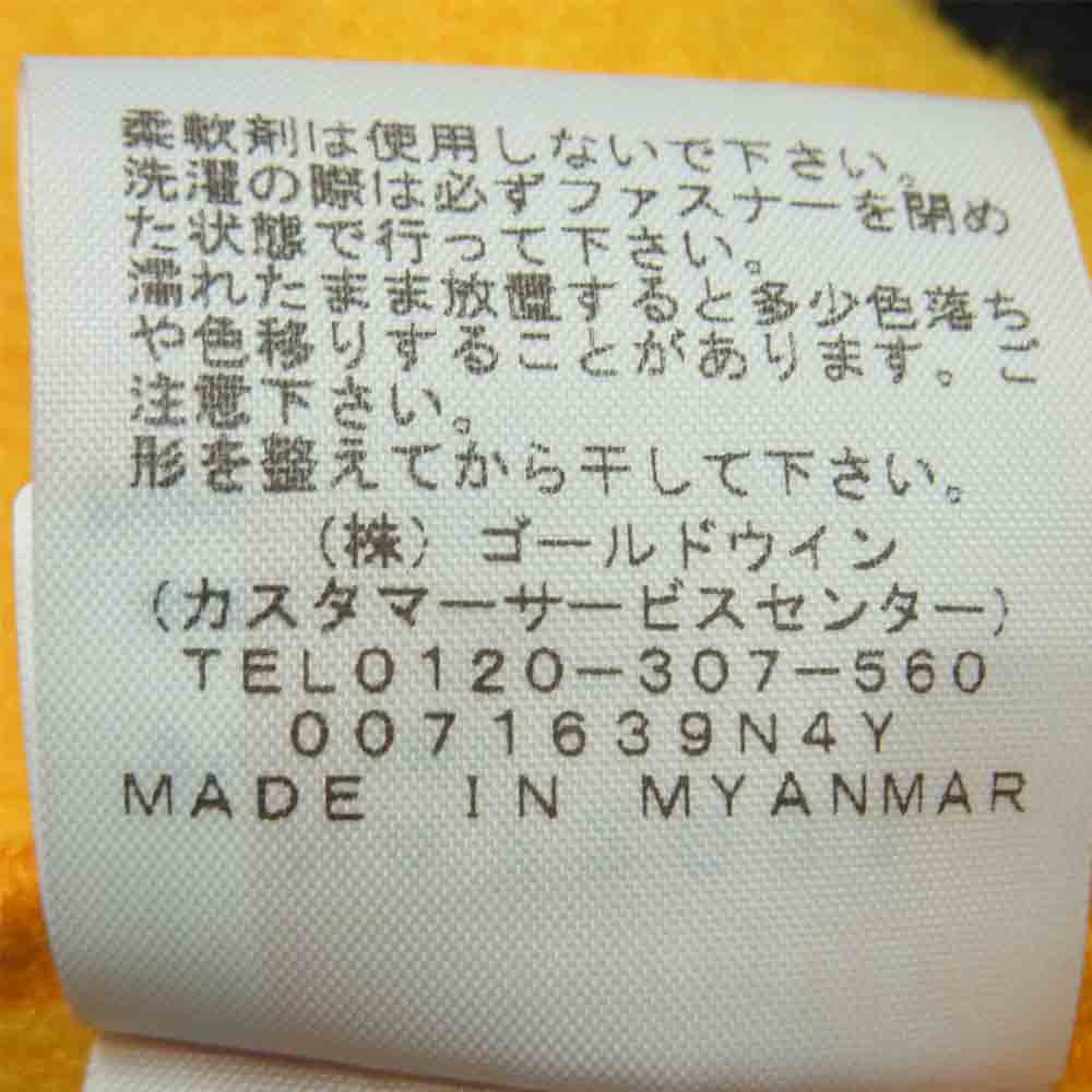 THE NORTH FACE ノースフェイス NA72031 Him Fleece Parka ヒムフリース パーカー ブラック系 イエロー系 XL【中古】