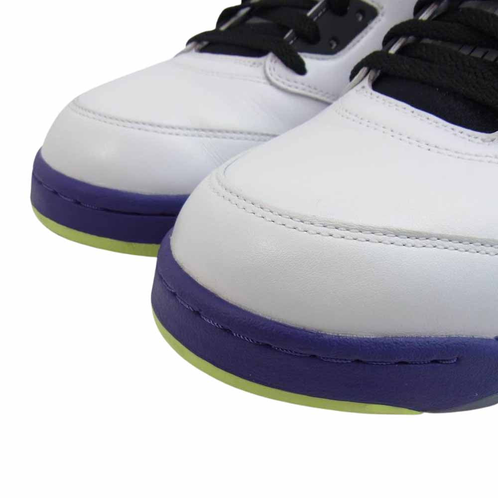 NIKE ナイキ DB3335-100 AIR JORDAN 5 RETORO BEL-AIR エアジョーダン レトロ ベルエア ハイカット スニーカー ホワイト系 マルチカラー系 30cm【中古】