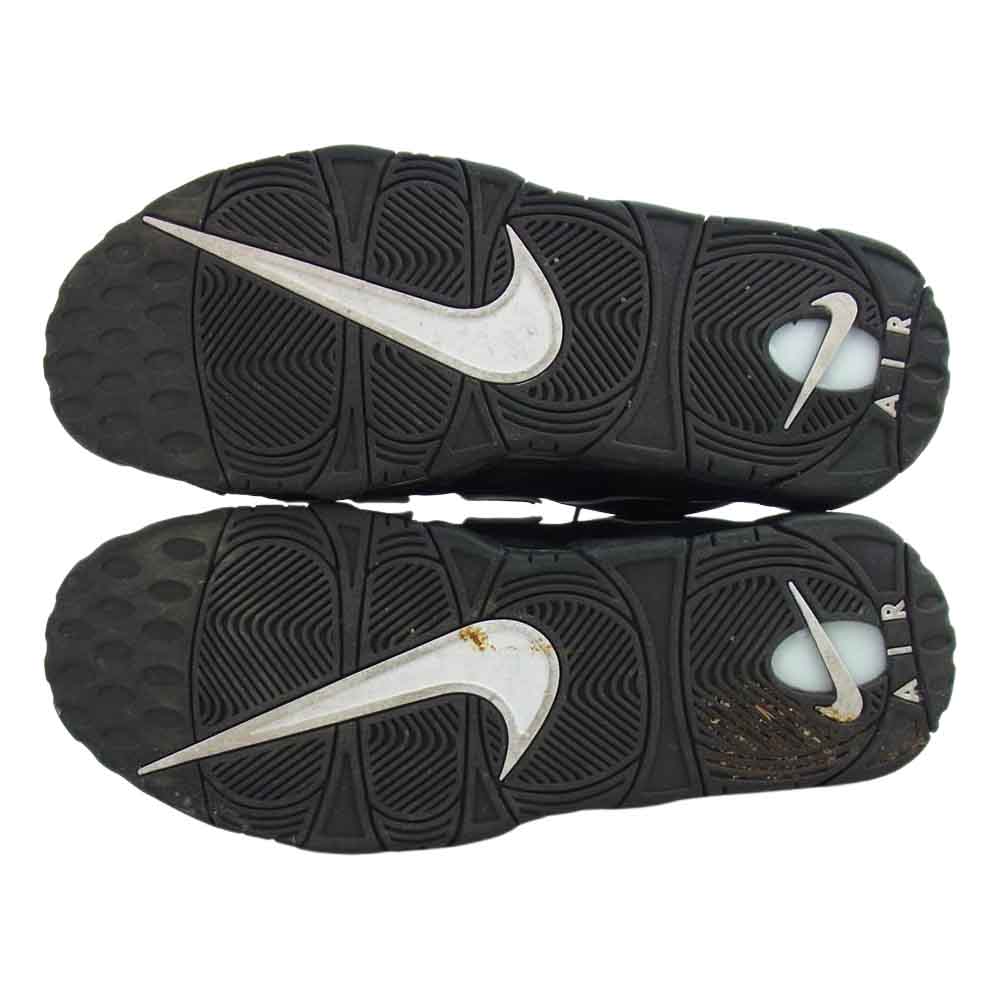 NIKE ナイキ 414962-002 AIR MORE UPTEMPO エアモアアップテンポ モアテン ローカット スニーカー ブラック系 30cm【中古】