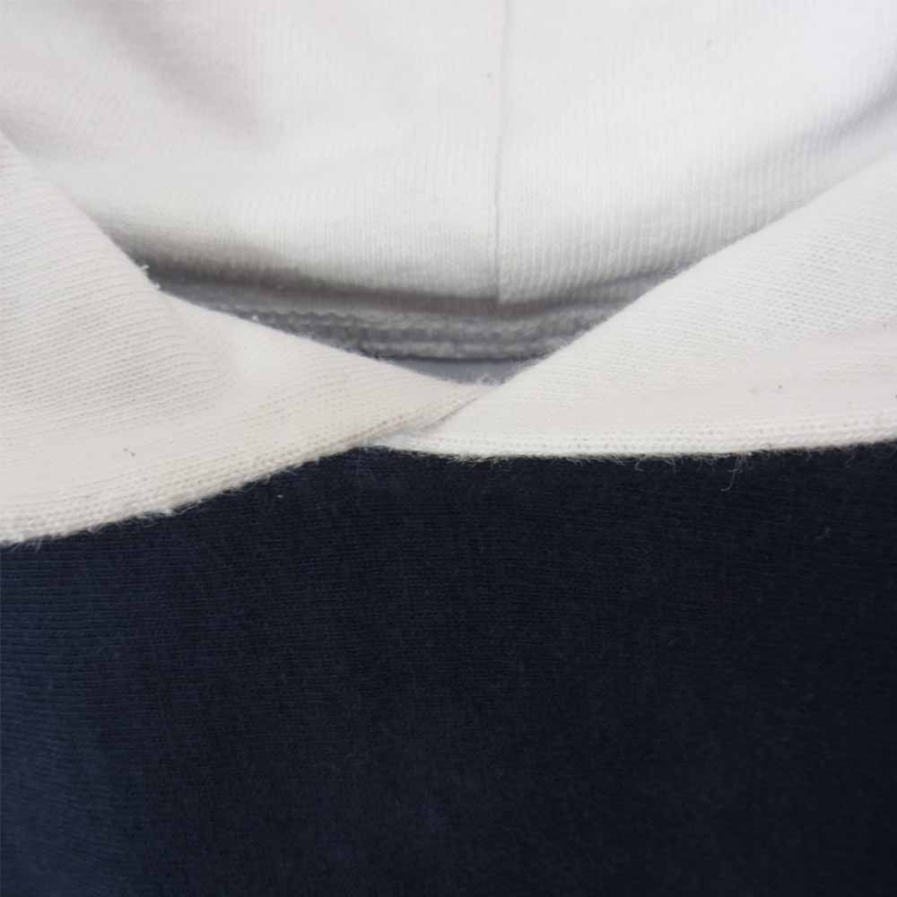 Champion チャンピオン C3-P408 ロングスリーブ フーデッド シャツ カットソー ネイビー系 XL【中古】