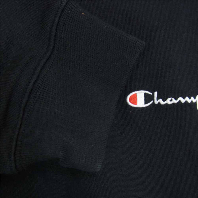 Champion チャンピオン C8-S008 スウェット ポロシャツ 襟付き ブラック系 XL【中古】