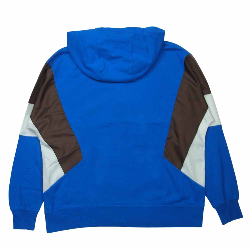 Champion チャンピオン C8-P105 プルオーバー ハーフジップ スウェット パーカー コットン 中国製 ブルー系 M【中古】