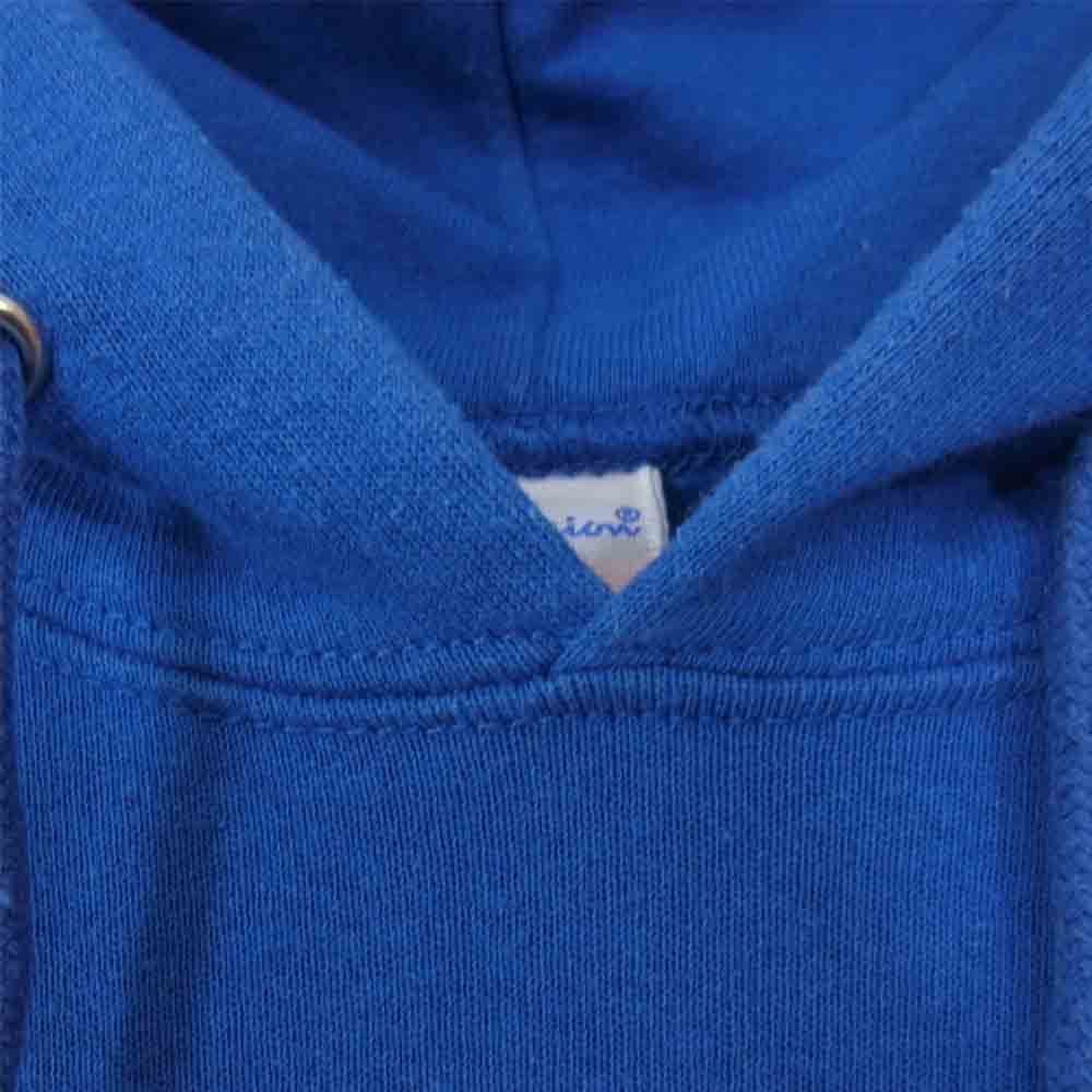 Champion チャンピオン C5-P101 USA製 9oz Terry Fleece フーデッド スウェット シャツ ブルー系 XL【中古】
