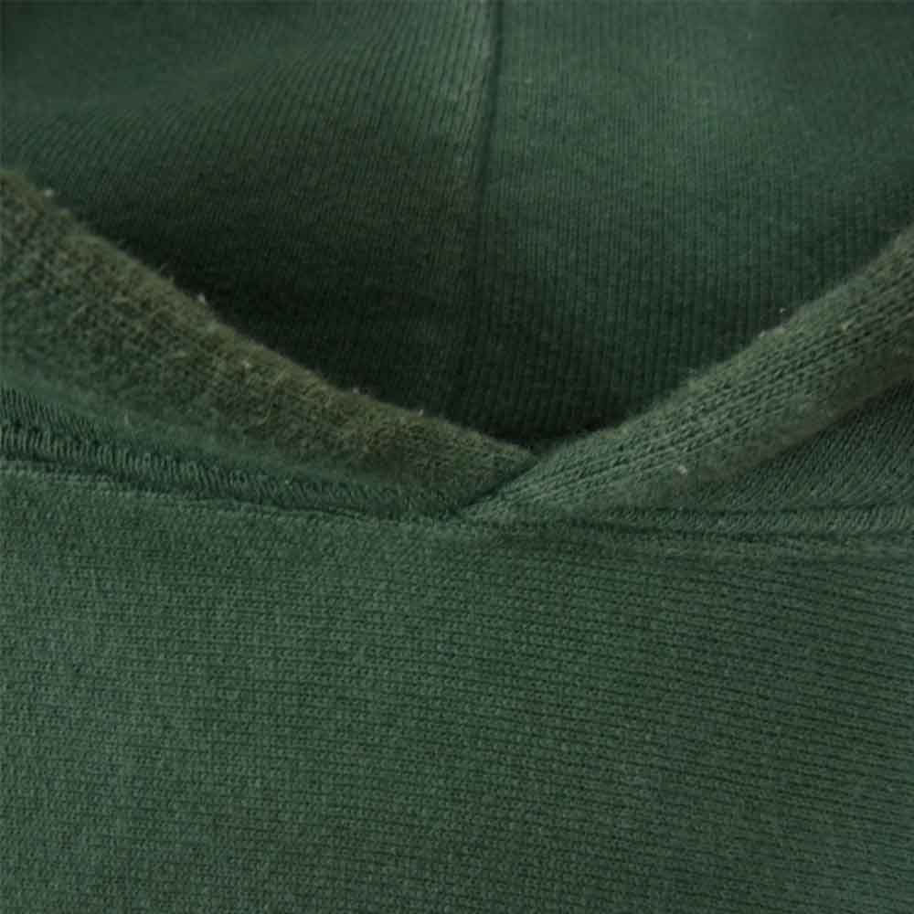 Champion チャンピオン CS-U101 USA製 単タグ復刻 12.5oz リバースウィーブ プルオーバー パーカー グリーン系 XL【中古】