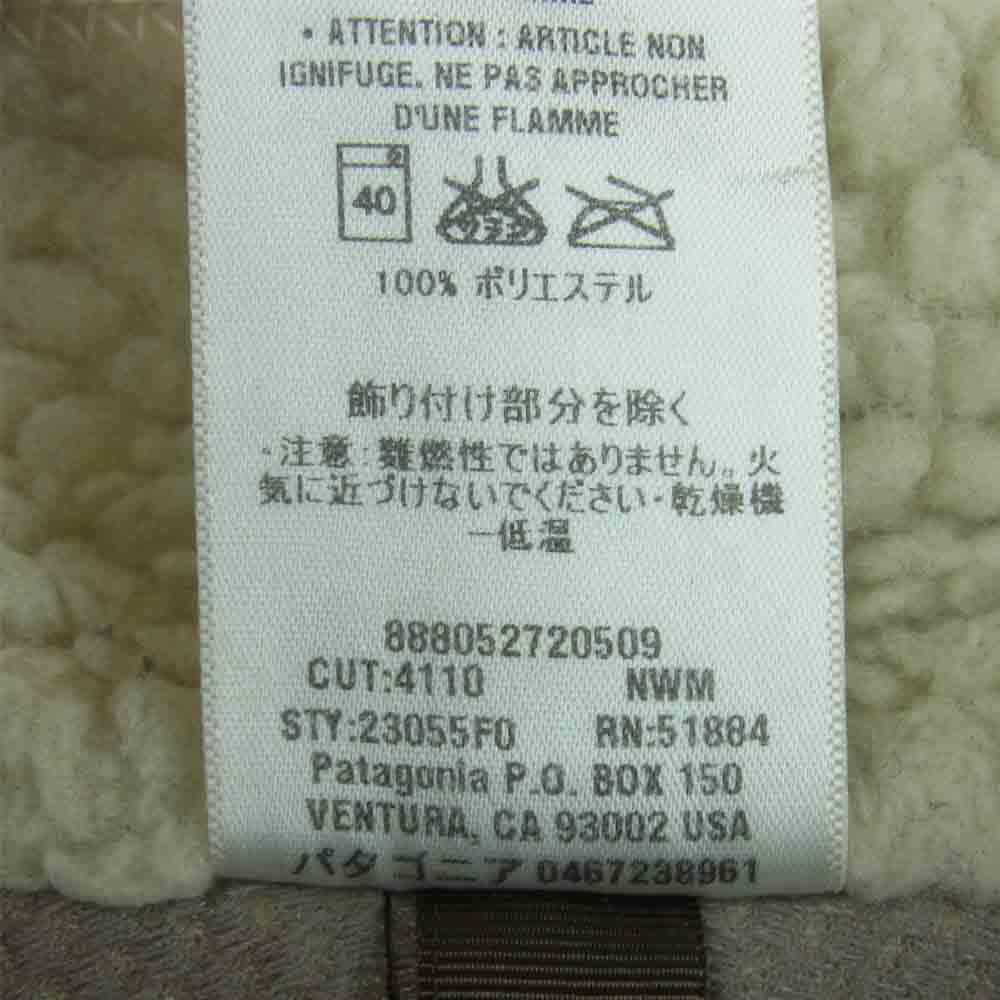patagonia パタゴニア 10AW 23055 Classic Retro X Jacket クラシック レトロ エックス ジャケット フリース ベージュ系 S【中古】
