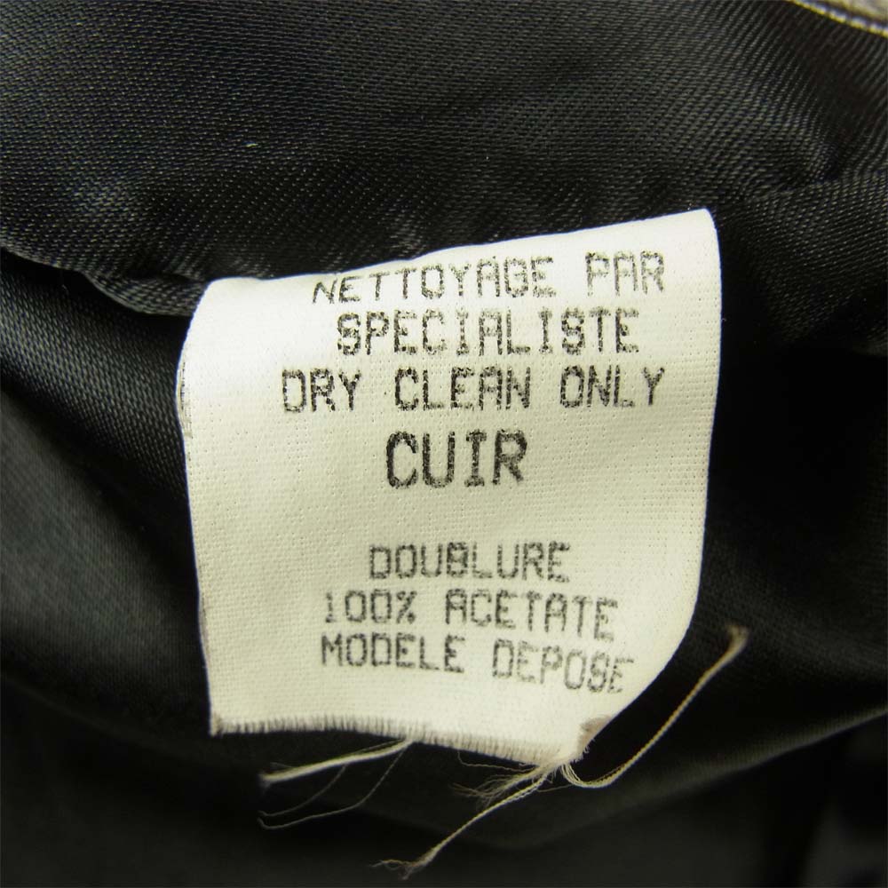 レベル フランス製 レザー ジャケット ブラウン系 1【中古】