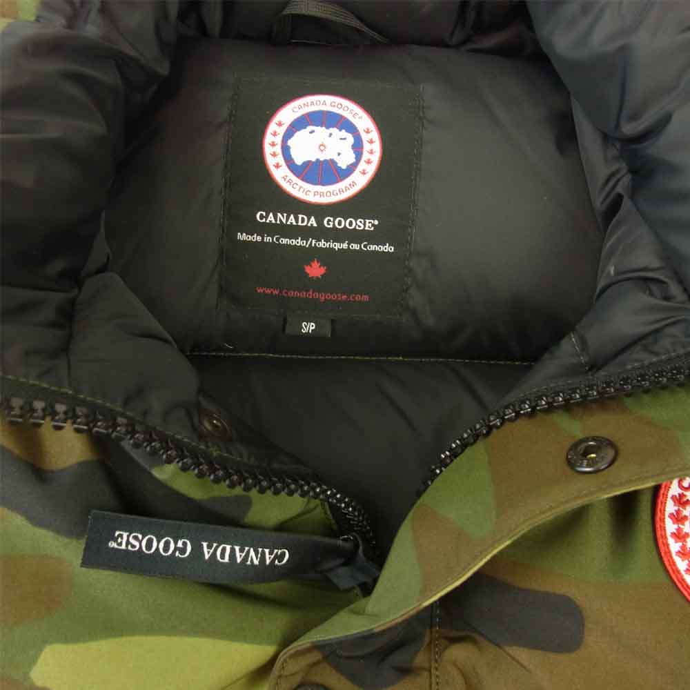 CANADA GOOSE カナダグース 4150JMI 国内正規品 FREESTYLE VEST フリースタイル ベスト カーキ系 S【美品】【中古】