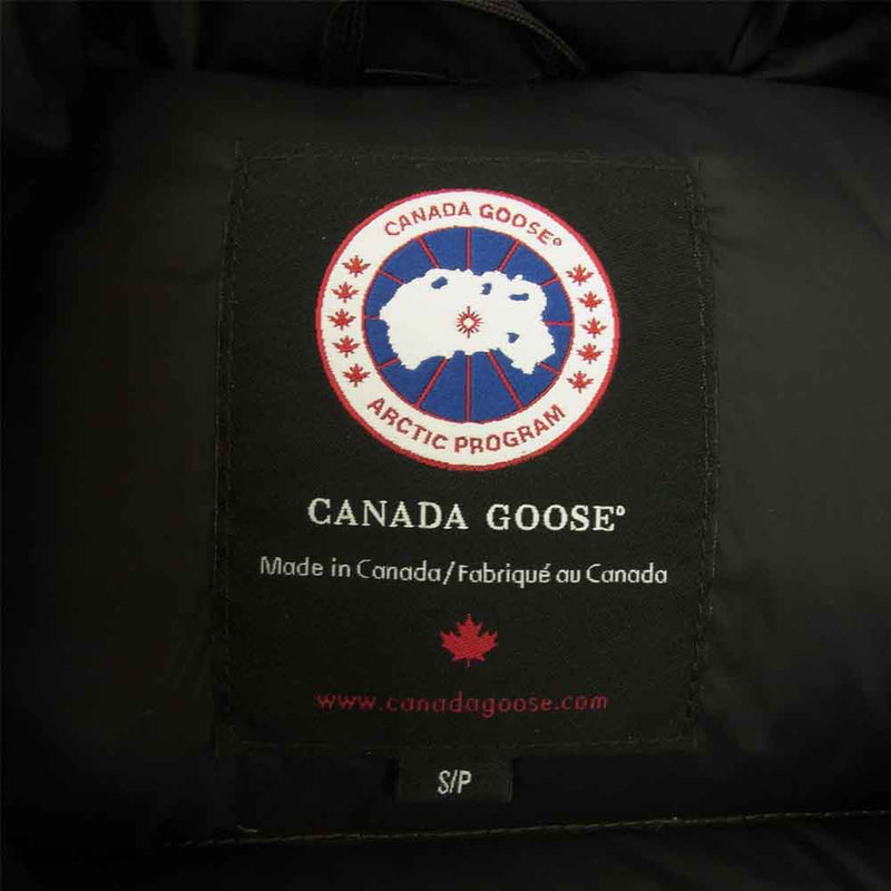 CANADA GOOSE カナダグース 4150JMI 国内正規品 FREESTYLE VEST フリースタイル ベスト カーキ系 S【美品】【中古】