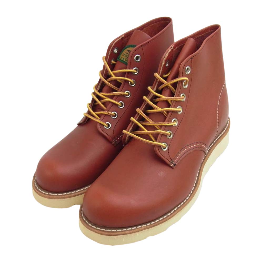 RED WING レッドウィング 9872 BEAMS ビームス 別注 半円犬タグ 6 inch round アイリッシュ セッター ブーツ オロラセット US8D【極上美品】【中古】