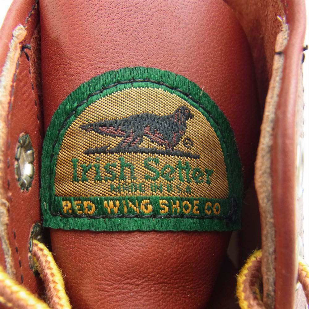 RED WING レッドウィング 9872 BEAMS ビームス 別注 半円犬タグ 6 inch round アイリッシュ セッター ブーツ オロラセット US8D【極上美品】【中古】