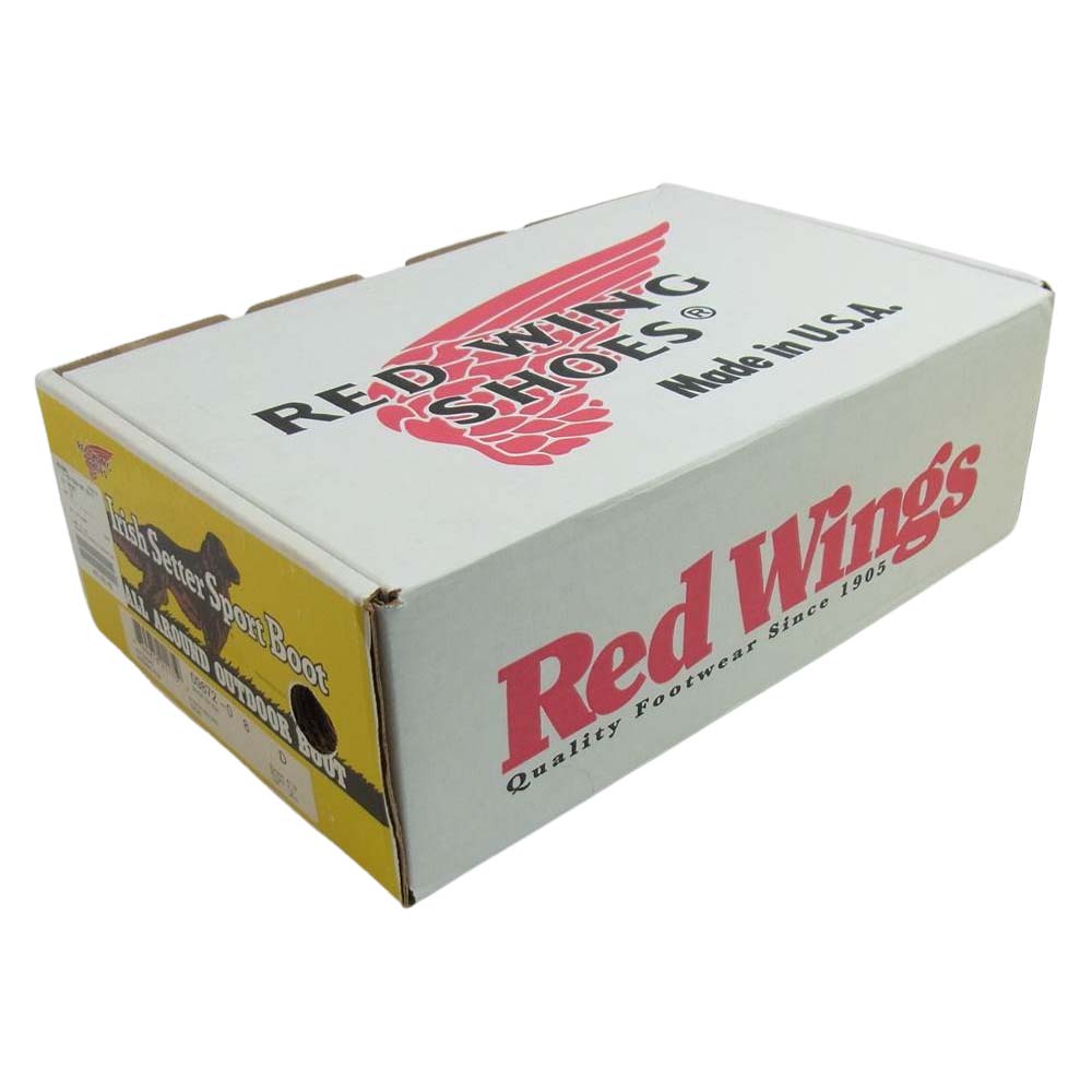 RED WING レッドウィング 9872 BEAMS ビームス 別注 半円犬タグ 6 inch round アイリッシュ セッター ブーツ オロラセット US8D【極上美品】【中古】