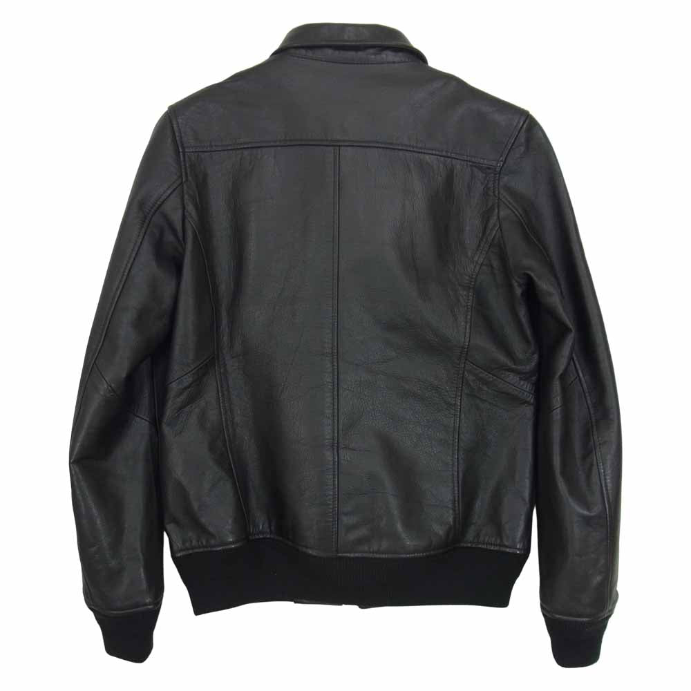 アバハウス 80090002 ゴートレザー ブルゾン ブラック系 2【中古】