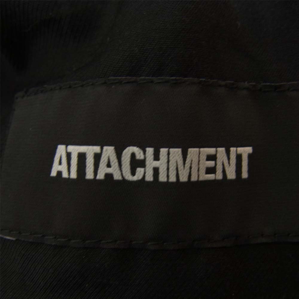 ATTACHMENT アタッチメント ゴートレザー スエード ミリタリー ジャケット ブラック系 2【中古】