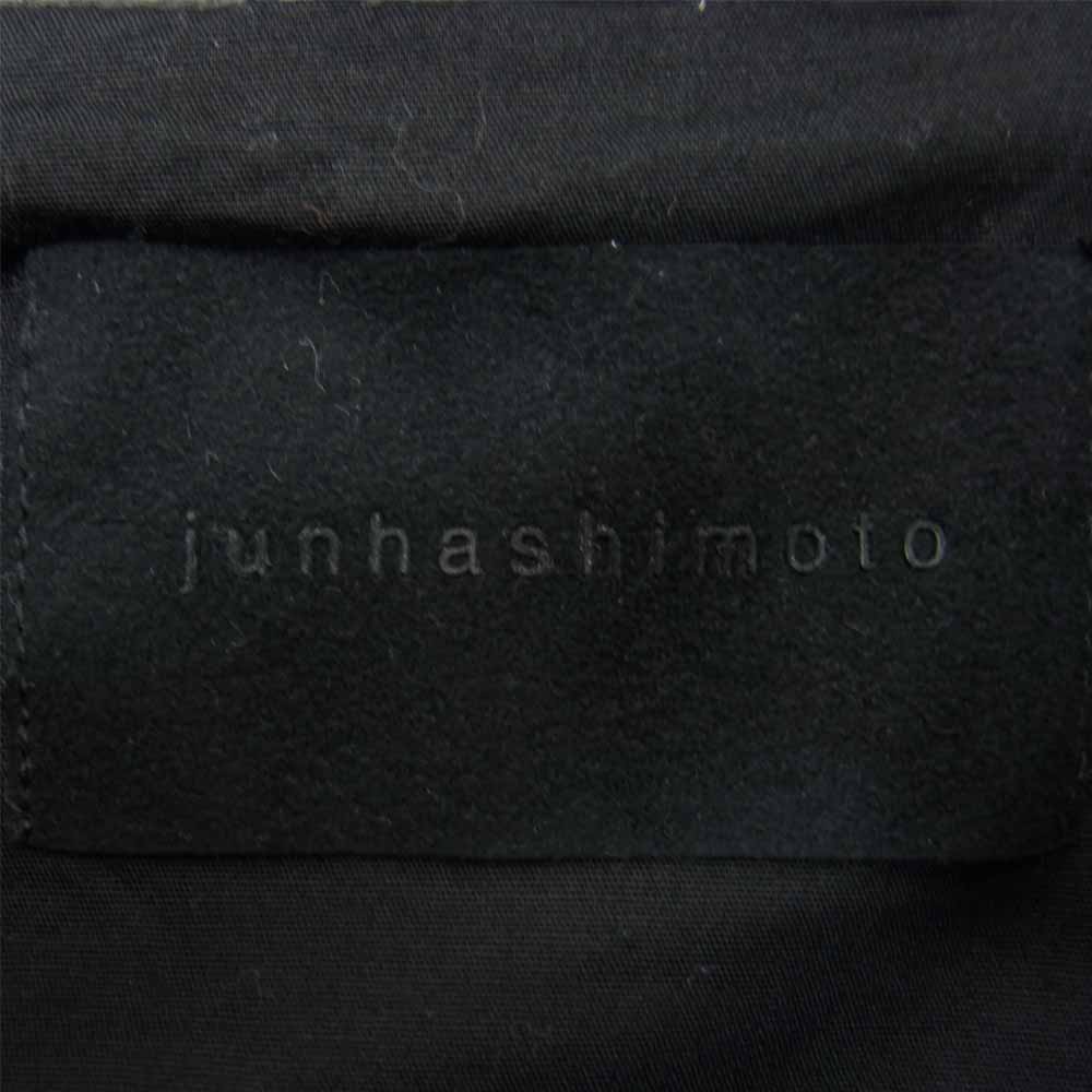 junhashimoto ジュンハシモト 16AW 1020000002 BIG ZIP INNER RIDERS ビッグジップ インナー カウレザー シングルライダース ブラック系 2【中古】