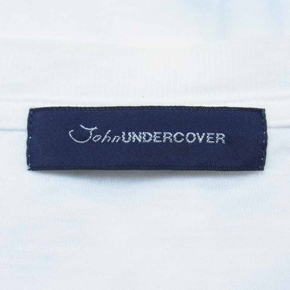 UNDERCOVER アンダーカバー John JUU4807 psylence プリント Tシャツ ホワイト系 4【中古】