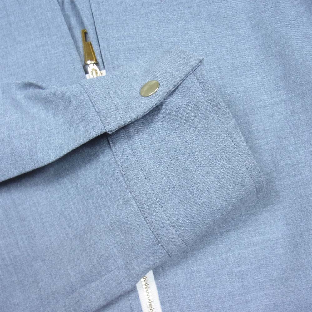 CULLNI 18SS 18-SS-012 ハーフ ジップ ノーカラー プルオーバー カットソー グレー系 2【中古】
