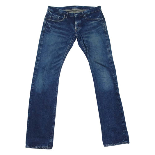 HYSTERIC GLAMOUR ヒステリックグラマー 0203AP06 ウォッシュ加工 スタッズ デニム パンツ インディゴブルー系 30【中古】