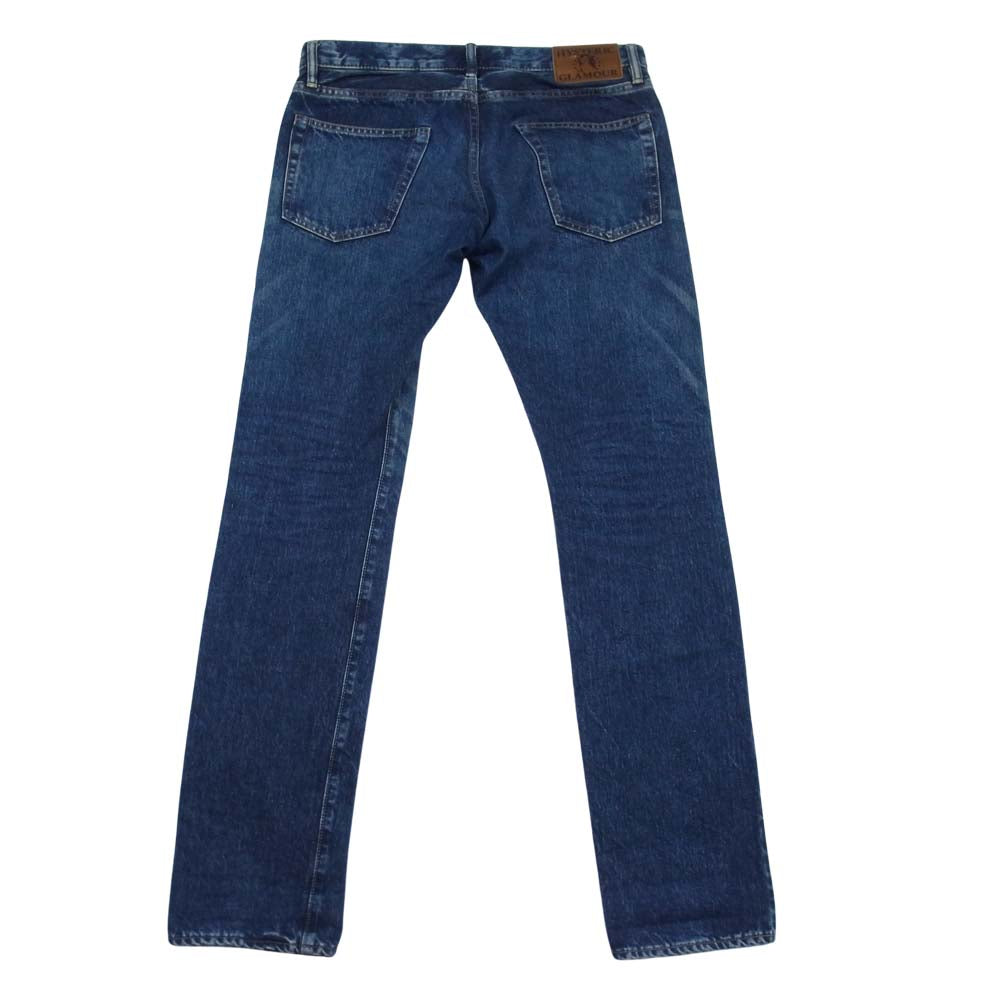HYSTERIC GLAMOUR ヒステリックグラマー 0203AP06 ウォッシュ加工 スタッズ デニム パンツ インディゴブルー系 30【中古】