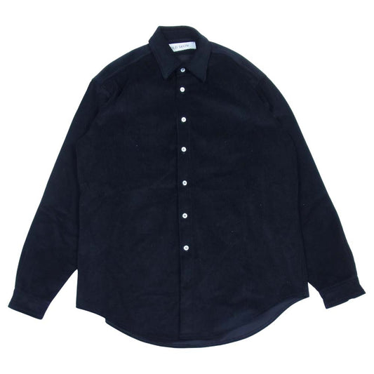 ロードスコフ コーデュロイ ビッグ シャツ ブラック系 M【中古】