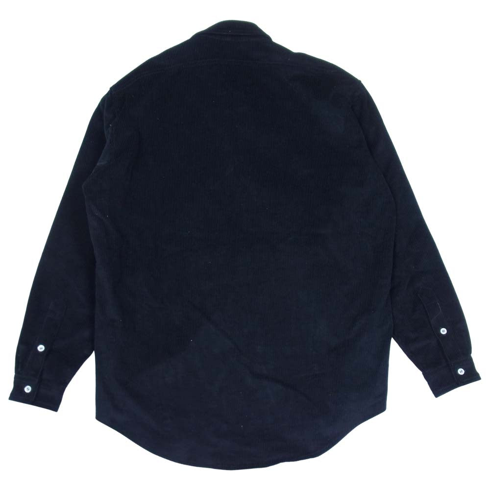 ロードスコフ コーデュロイ ビッグ シャツ ブラック系 M【中古】