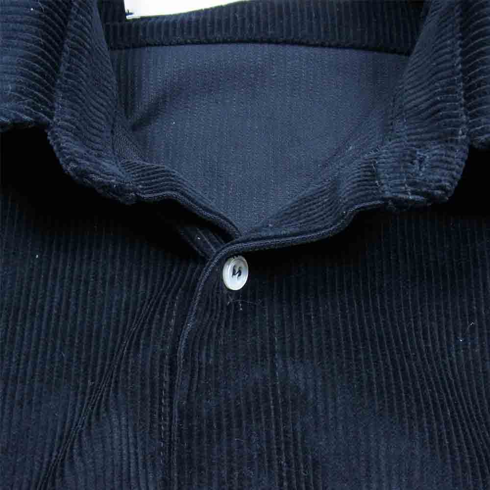 ロードスコフ コーデュロイ ビッグ シャツ ブラック系 M【中古】
