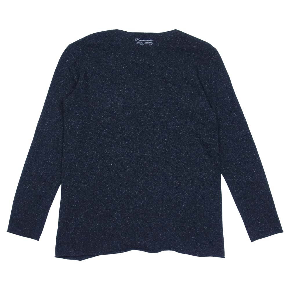 UNDERCOVER アンダーカバー N4903-1 シルク混 ウール ニット ブラック系 2【中古】