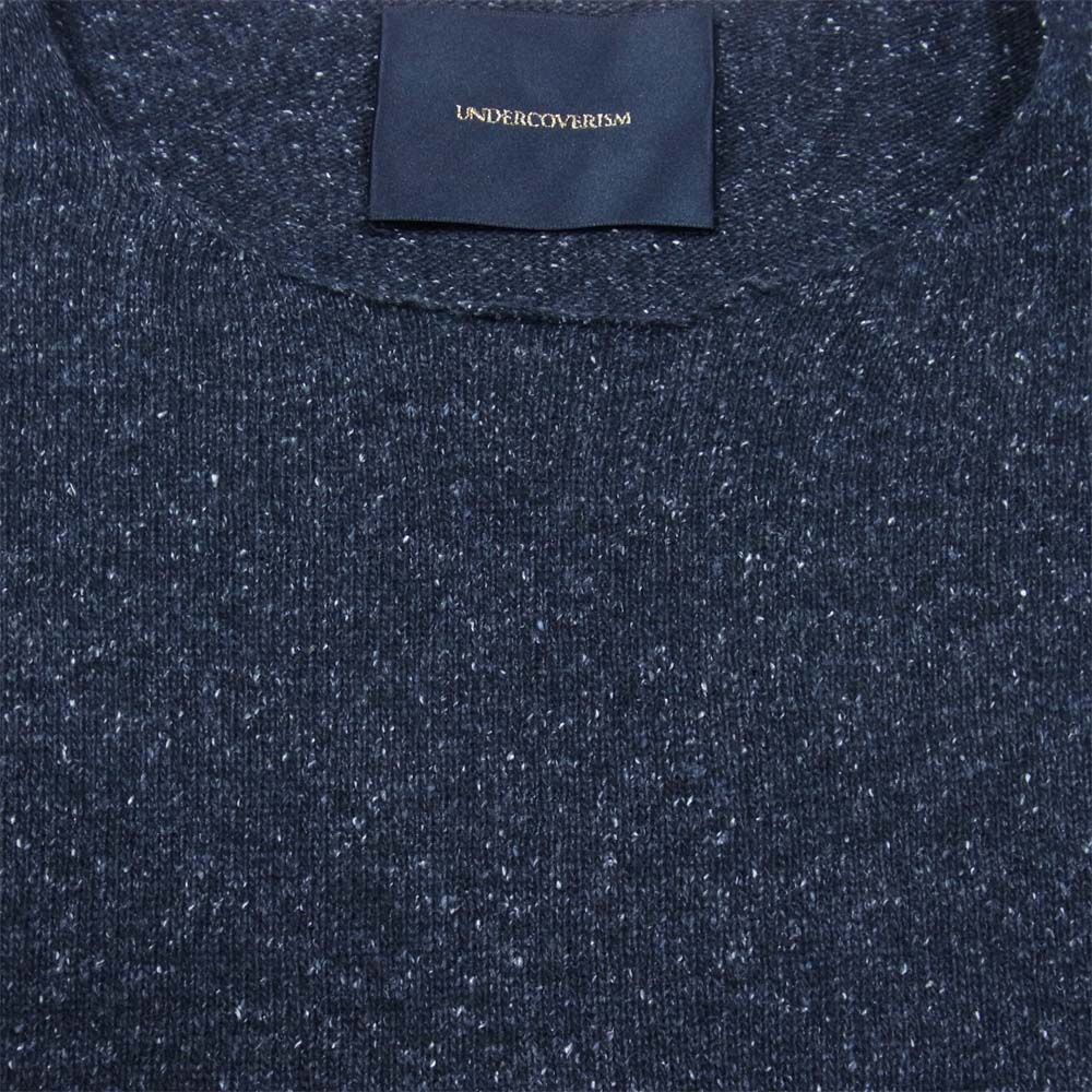 UNDERCOVER アンダーカバー N4903-1 シルク混 ウール ニット ブラック系 2【中古】
