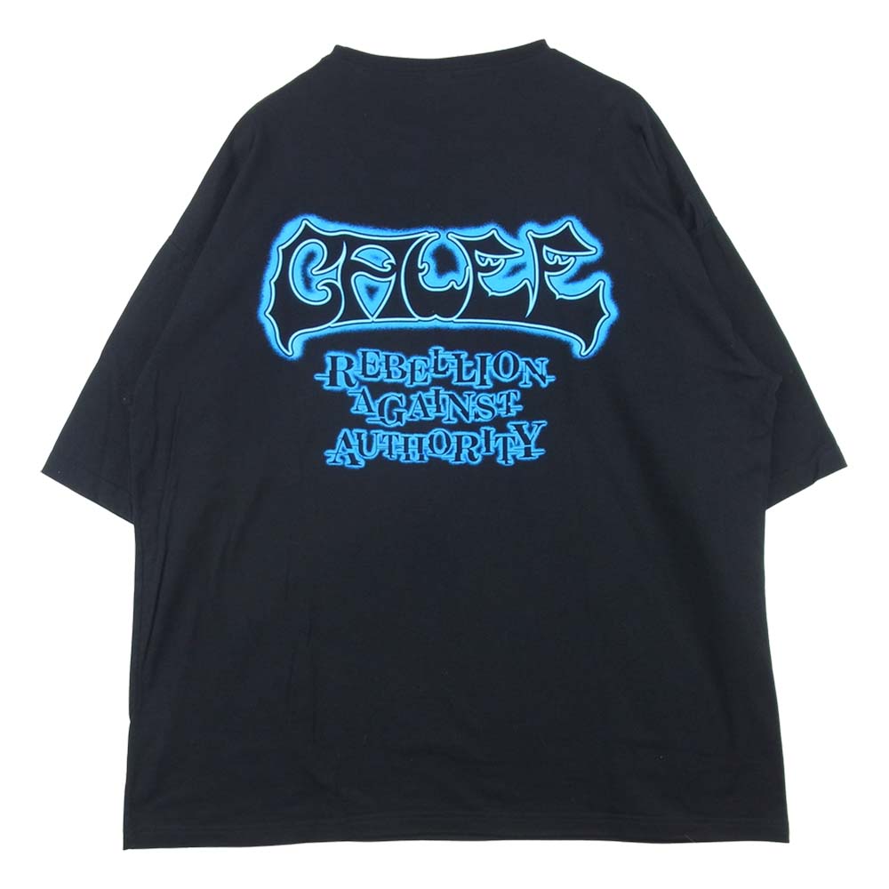CALEE キャリー 5008-01 ポケット付き 半袖 Tシャツ コットン 中国製 ブラック系 XL【中古】