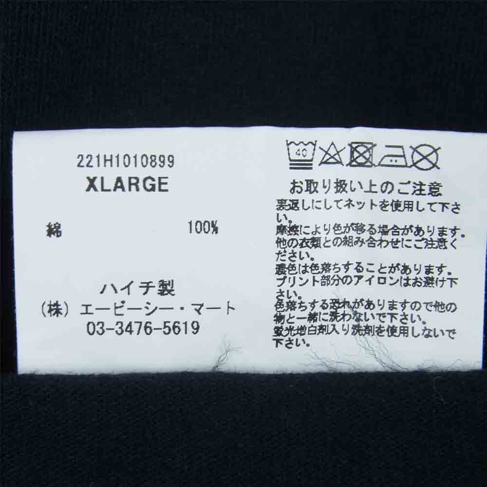 CALEE キャリー 221H1010899 GRAVIS Logo eagle t-shirt グラヴィス ロゴプリント 半袖 Tシャツ ブラック系 XL【中古】