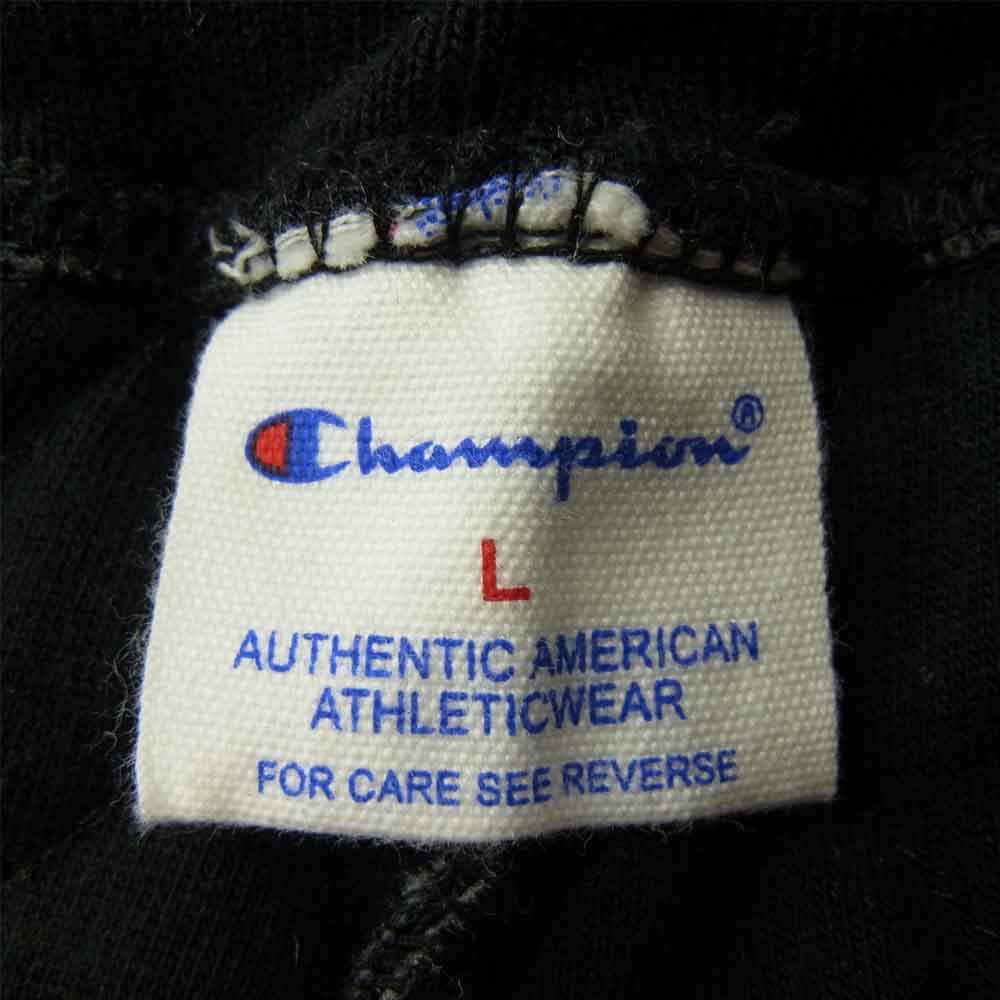Champion チャンピオン C8-N201 キルティング スウェット パンツ  ブラック系 L【中古】