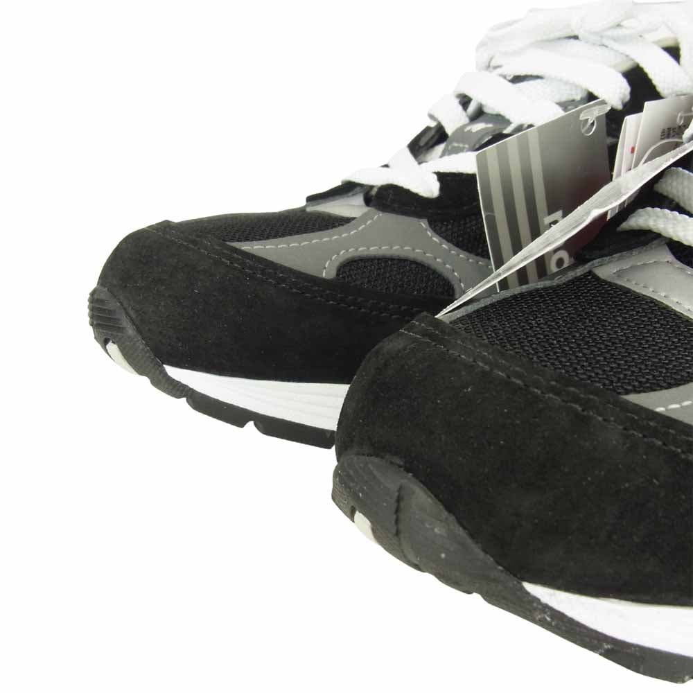 NEW BALANCE ニューバランス M992EB  USA製 ローカット スニーカー ブラック系 25.5㎝【新古品】【未使用】【中古】