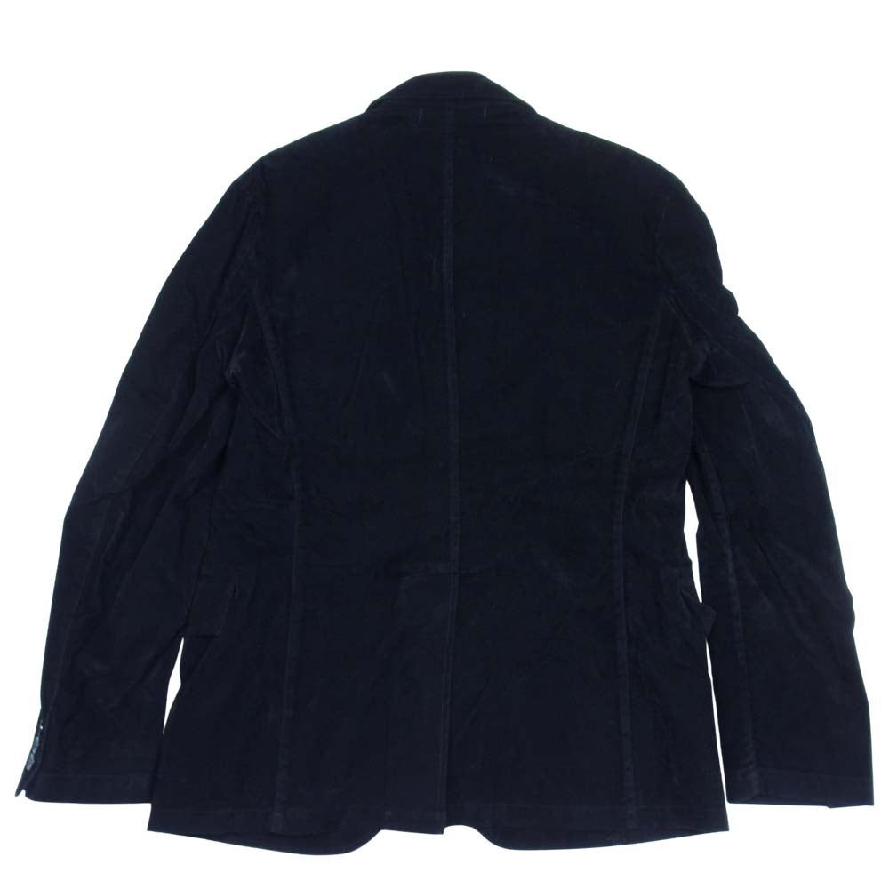 フライツォーリ ベロア テーラード ジャケット ブラック系 46【中古】