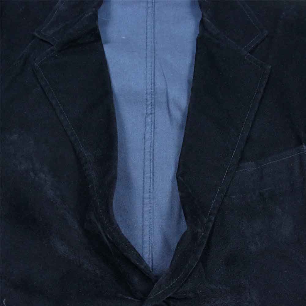 フライツォーリ ベロア テーラード ジャケット ブラック系 46【中古】