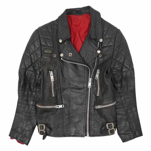 Lewis Leathers ルイスレザー NEVADA ネバダ ダブル ライダース ジャケット ブラック系 サイズ表記無【中古】